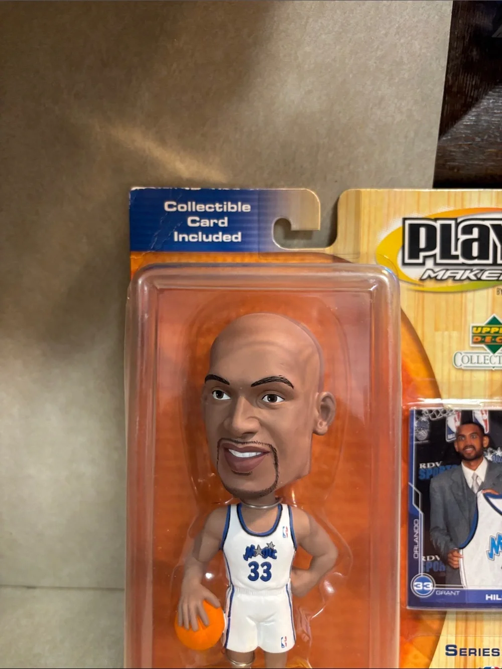 Play Makers Grant Hill White Basketball Bobblehead Action Figure